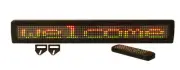 NEW! TriColor LED Programmable Message Display Sign + Wireless Remote Control