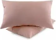 FLEW 100% Natural Cotton Filling Pillow Organic Smell Khaki Comfortable Kapok