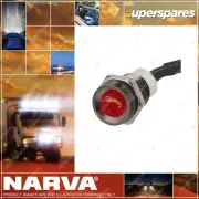 Narva 12V Sealed Pilot Lamp Clear Lens With Red L.E.D Blister Pack Of 1