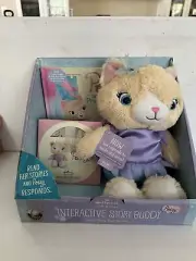 Hallmark Posey Kitty Cat Plush Toy Interactive Story Buddy Book CD NEW NOS