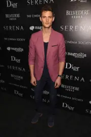 Model Garrett Neff at a screening of Serena hosted by Magnolia Pic - Old Photo