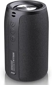 [ZEALOT] Bluetooth Speaker, Portable Speaker, Outdoor, S32 Mini, IPX5 Waterproof, Bluetooth 5.0, Dual Pairing,USB, TF Card, for Home & Outdoor Travel Hiking Camping Beach (M-Blue)