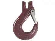 Clevis Sling Lifting Hook for Chain Size 9/32" & 5/16" with Pin and Latch