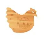 Personalized, Quirky Hen Shaped Cutting Board for Unique Culinary Creations