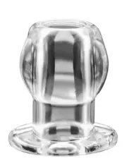 NEW Med Tunnel Anus Expander Enema Sex Toys Hollow Butt Anal Plugs Matched Stop