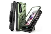 For Samsung Galaxy Z Fold 3 5G 2021 Ub Rugged Belt Clip Shockproof Protective Case With Built-In Screen Protector
