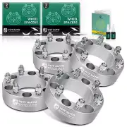4Pcs 2" 6x5.5" to 6x5.5" Wheel Spacers for Chevrolet Ford M12x1.5 Studs 108mm (for: Toyota)