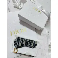 在飛比找蝦皮購物優惠-Dior 經典老花刺繡卡夾 皮夾