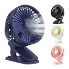 Mini Portable Clip-On Fan | USB | Quiet & Powerful Desk Fan for Home & Travel