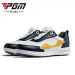 PGM GOLF 旋鈕鞋帶卡通蝙蝠標誌高爾夫球兒童運動鞋防滑防水減緩IP泡沫鞋墊設計 XZ346