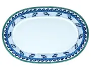 Villeroy & Boch CORSICA Switch 3 Blue Fish Waves Green 12 3/8" Platter NEW