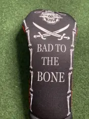 BeeJo's Headcover Hybrid Head Cover Golf Headcover 5H Skull Crossbones Pirate