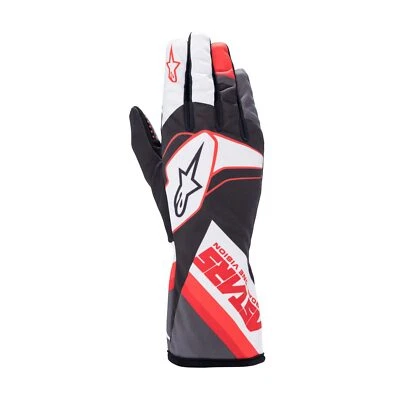 Alpinestars Italy TECH-1 K RACE V2 GRAPH Karting Gloves White-Red talla M
