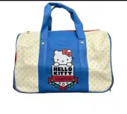 NEW Sanrio Hello Kitty Champion Rolling Duffle Luggage Carry-On Travel Bag