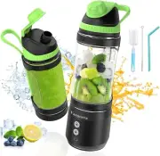 Portable Blender for Shakes and Smoothies, 24oz Travel Blender 300Watt on the...