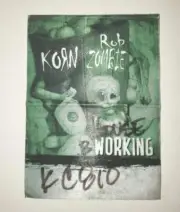 Rob Zombie & Korn - Backstage Crew/Working Pass - Authentic - *RARE*