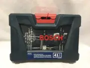 BOSCH MS4041 DRILL AND DRIVER SET 41 PC. INCLUDES HARD CASE