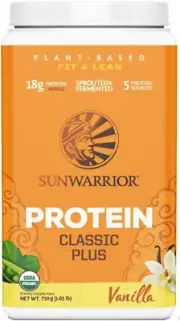 Sunwarrior Vegan Organic Protein Powder Plant-Based | 5 Superfood Quinoa Chia Se