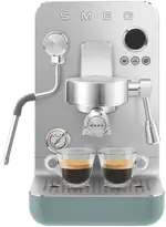 Smeg Minipro Expresso Coffee Machine Matte Emerald Green