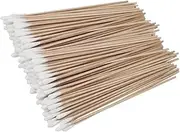 FOMIYES Wooden Cotton Swabs Single Head for Pet's Ear Cleaning 400pcs/4 Packs Sterilized Cotton Sticks