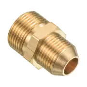 Pipe Fitting, M22 to M18 Male Thread 1.38 Inch for Water Pipe, Gold