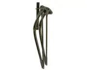 26” BLACK CRUISER BICYCLE SPRINGER FORK VINTAGE SCHWINN CHOPPER BIKE 1" HEADSET