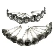 Stainless Steel Wire Brush Set for Rotary Tool Die Grinder Flat Wheel Cup J2A4