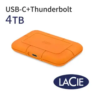 【LaCie】Rugged SSD USB 3.1 Type C & Thunderbolt SSD 行動硬碟 4TB 公司貨 廠商直送