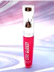 Rimmel London 6hr Stay Glossy Lip Gloss 345 Pop Fizz Pink 0.18 oz