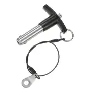 T Handle Lock Pins, 12mm Dia. 30mm Usage Length Push-Button Ball Locking Pin