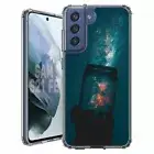 For Samsung Galaxy S20 S21 S23 S24 FE 5g TPU Case+Glass(Bottled Milkyway)