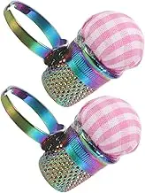 BEBEMOKO 2pcs Lovely Finger Pin Cushions Reusable Cushions Household Sewing Pin