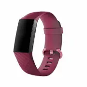 Fitbit Charge 3/4 Smart Watch Classic Replacement Band Vermilion