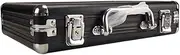Generic Aluminum Alloy Chip Transport Case Professional Card Box Large Capacity Empty Collection Box for Storage, 200 Chips
