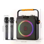 JYX Series T19-T Bluetooth Karaoke Speaker Comes with 2 x Wireless Mic