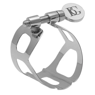 BG Ligature and Cap Baritone Saxophone Tradition Silver Plated made in France