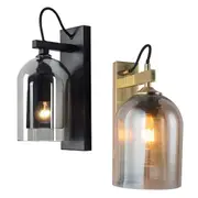 Marco Indoor LED Wall Light in Black or Gold