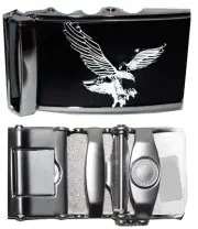 Men’s belt Buckle. Automatic sliding belt buckle, landing eagle Belt buckle only