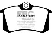 Disc Brake Kit-VIN: C, Eng Code: ATC EBC Brake fits 00-01 Audi TT Quattro (for: Audi)