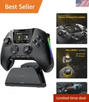One Interactive Screen Wireless Gaming Controller for PC/Switch/iOS/Android,H...