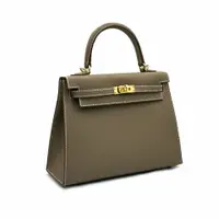 在飛比找PopChill優惠-[二手] HERMES kelly 25 - 灰金