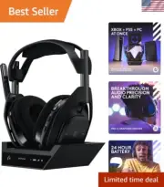 Astro A50 X Omni-Platform Wireless Gaming Headset + Base Station for PS5, Xbo...