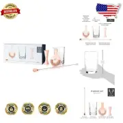 Elegant Copper Cocktail Shaker Set - 4-Piece Bartender Kit for Mixologists