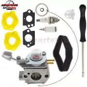 For Homelite 308054114 Carburetor Fit UT09526 308054075 & Air Fuel Filter Gasket