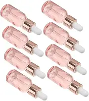 CANIGHT Multi-function Essential Oil Bottles 8 Pack Perfume Atomizer Reusable Glass Dropper Bottles