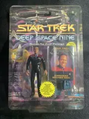 Star Trek DS9 Commander Benjamin Sisko. Playmates Toys VINTAGE W/COLLECTOR CASE