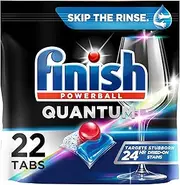 [Finish] Quantum - 22ct - Dishwasher Detergent - Powerball - Ultimate Clean & Shine - Dishwashing Tablets - Dish Tabs