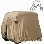 TAN GOLF CART STORAGE COVER 2-PERSON 60 IN ROOF E-Z-GO CLUB CAR YAMAHA Others