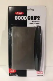 OXO Good Grips Multi-Purpose Scraper & Chopper Stainless Steel Non- Slip NEW!