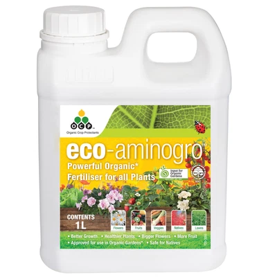 ocp 1l eco aminogro concentrate liquid organic fertiliser
